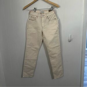 PacSun Cream High Rise Mom Denim Jeans